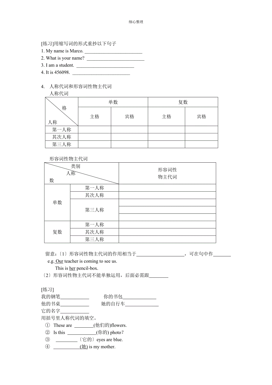 unit 1 My name is Gina 知识点_第2页