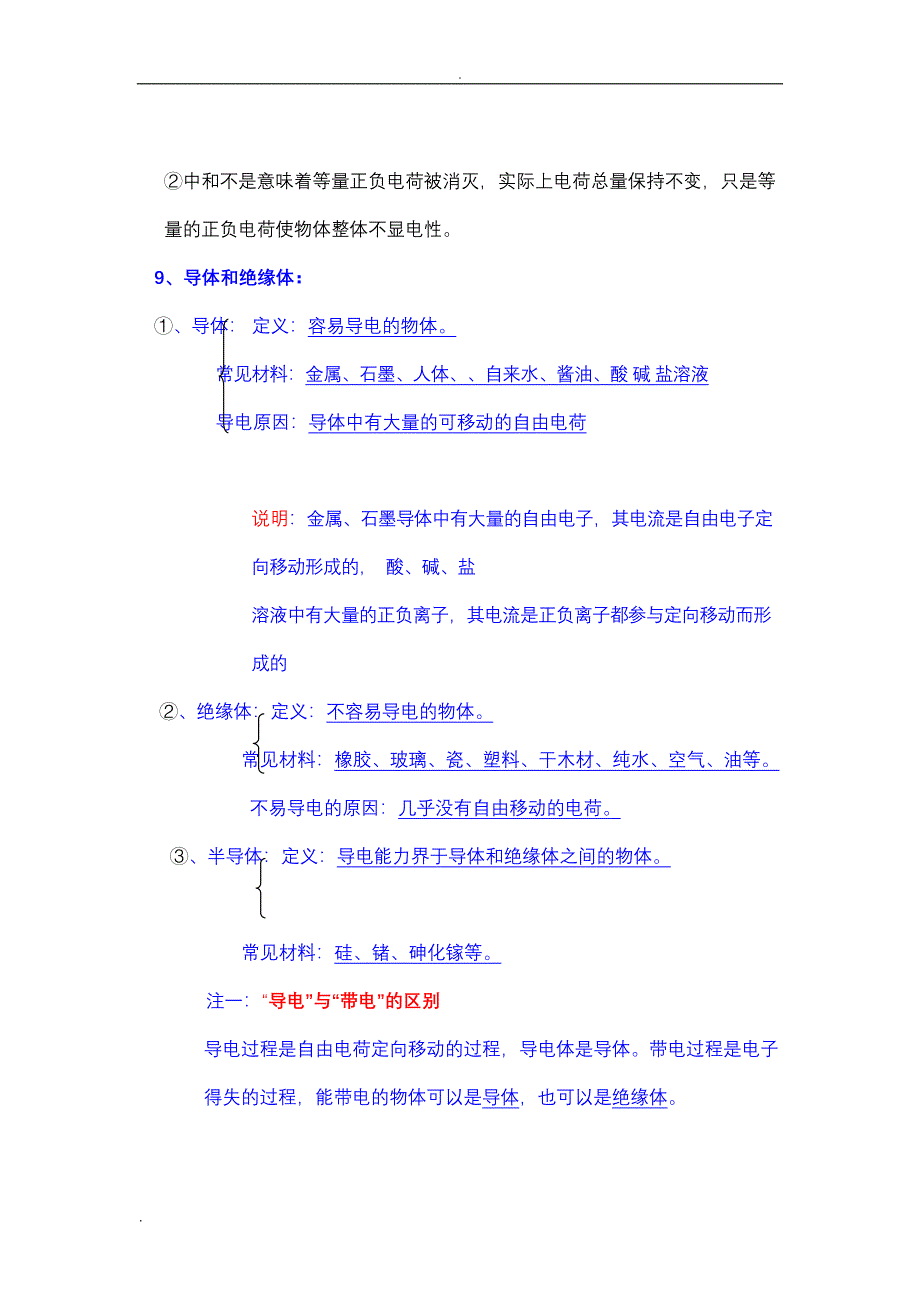 初中九年级物理了解电路基础知识汇总(DOC 14页)_第3页