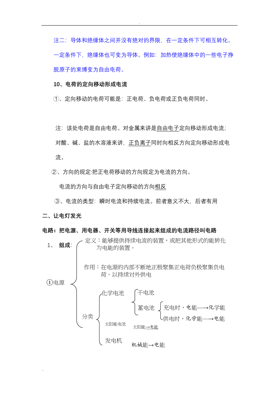 初中九年级物理了解电路基础知识汇总(DOC 14页)_第4页