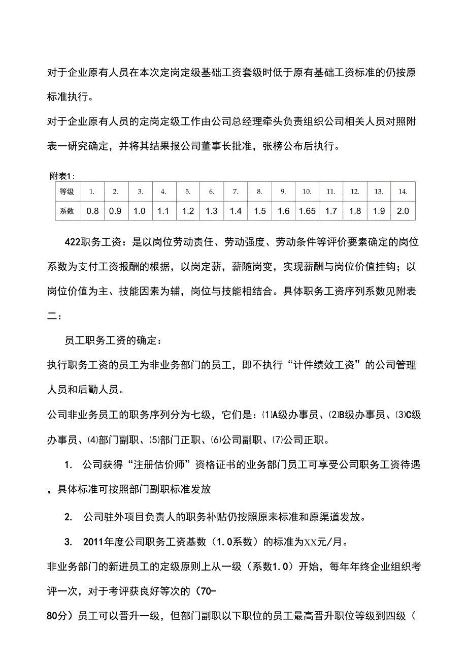 &#215;&#215;&#215;&#215;评估公司薪酬管理_第3页