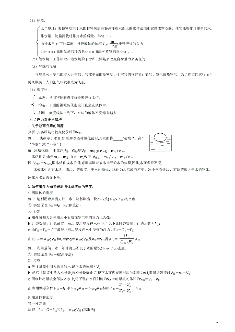 初三物理浮力考点知识点.doc_第2页