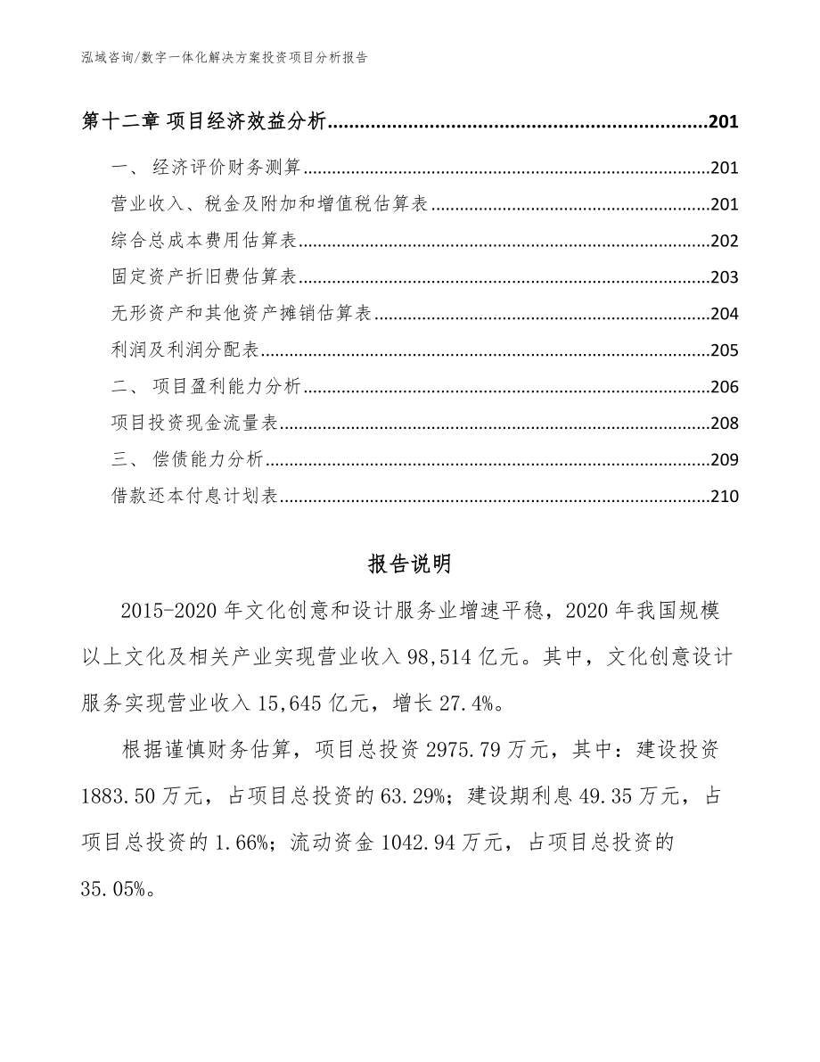 数字一体化解决方案投资项目分析报告_第5页