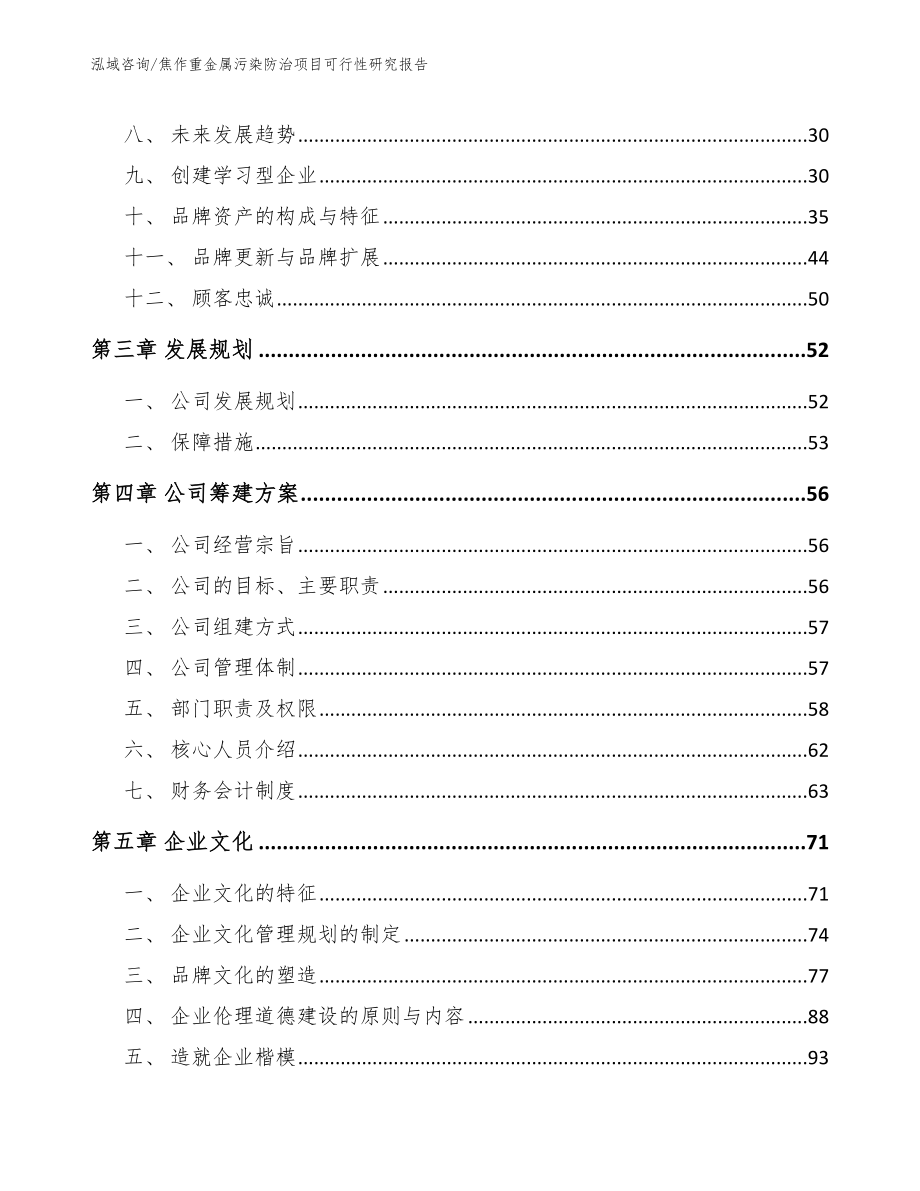 焦作重金属污染防治项目可行性研究报告【模板范本】_第4页