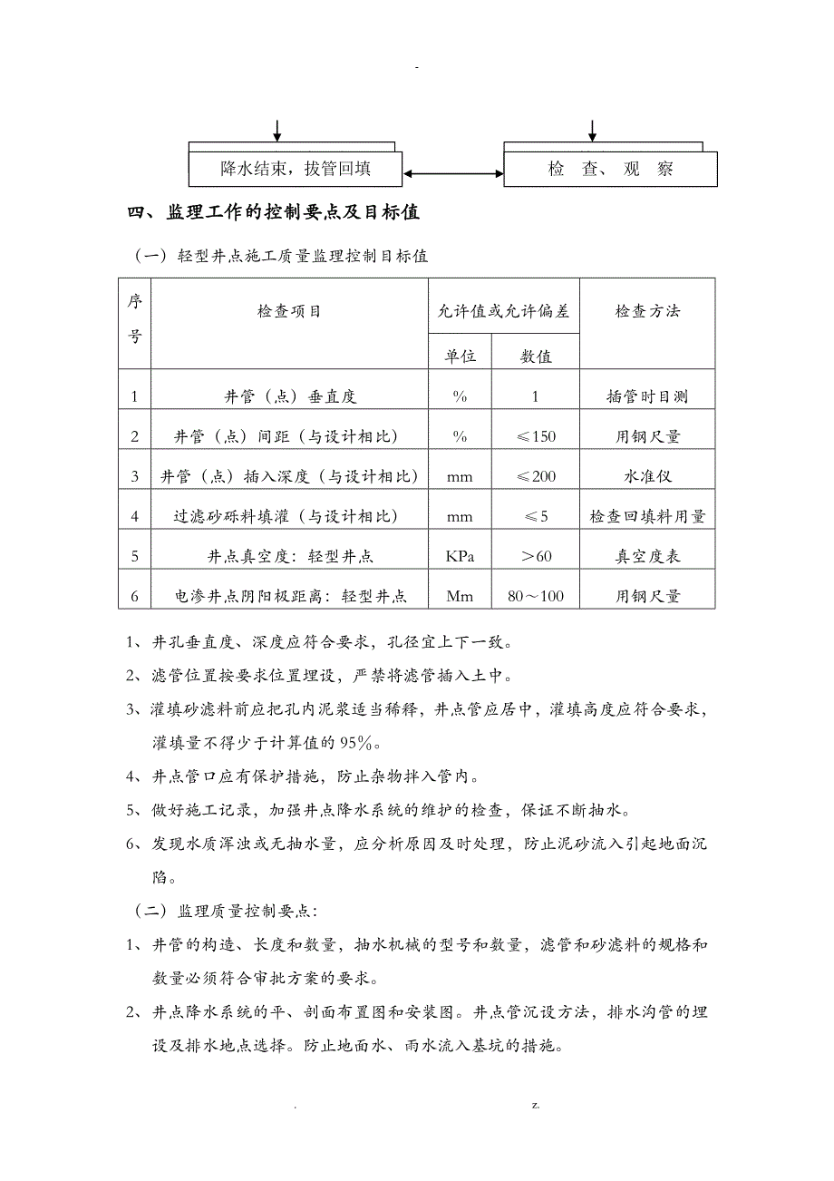 轻型井点降水监理实施细则_第4页