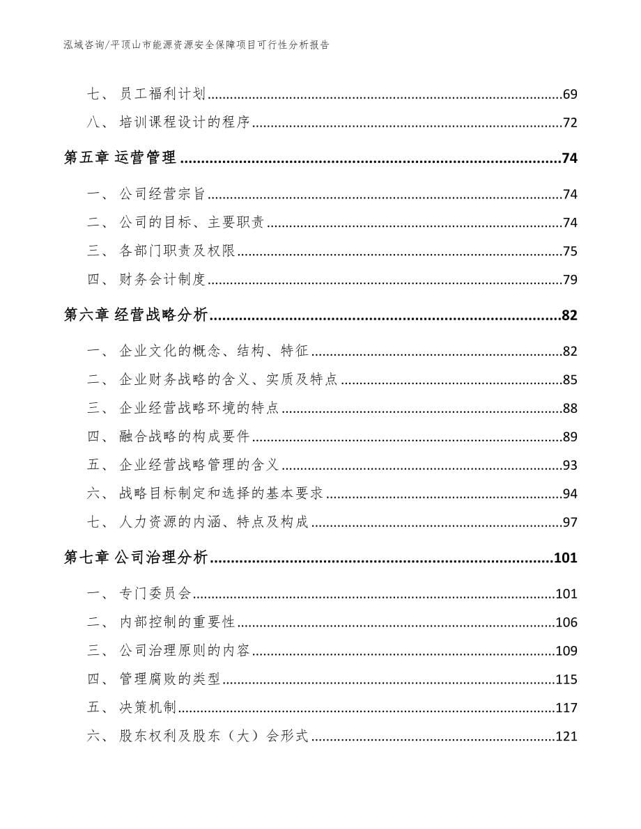 平顶山市能源资源安全保障项目可行性分析报告_第5页