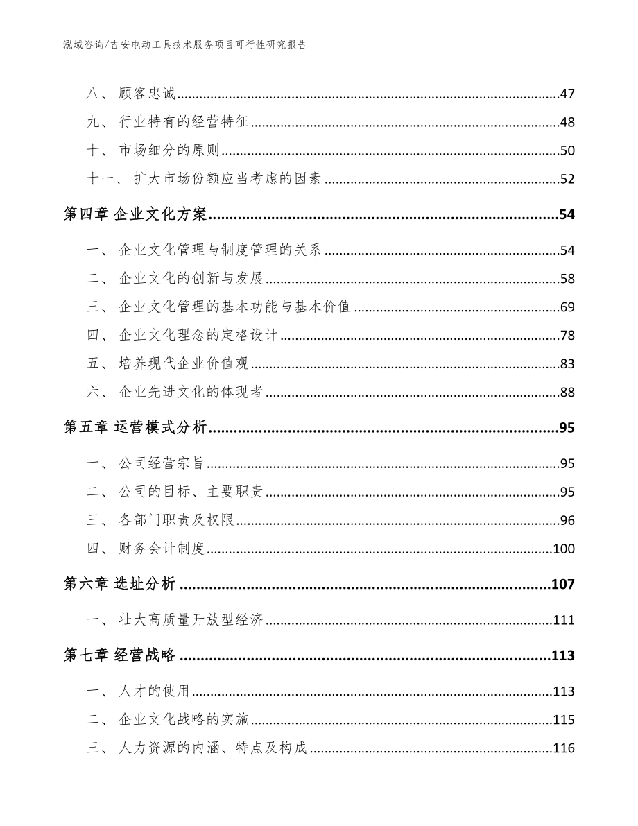 吉安电动工具技术服务项目可行性研究报告【参考范文】_第3页