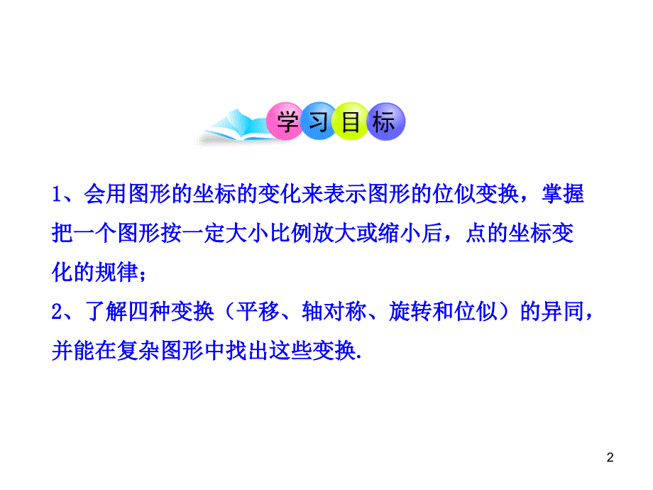 初中数学教学课件：27.3位似第2课时人教版九年级下_第2页