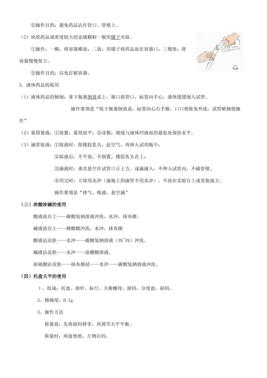 2023年初三化学知识点复习总结精华版.doc_第5页