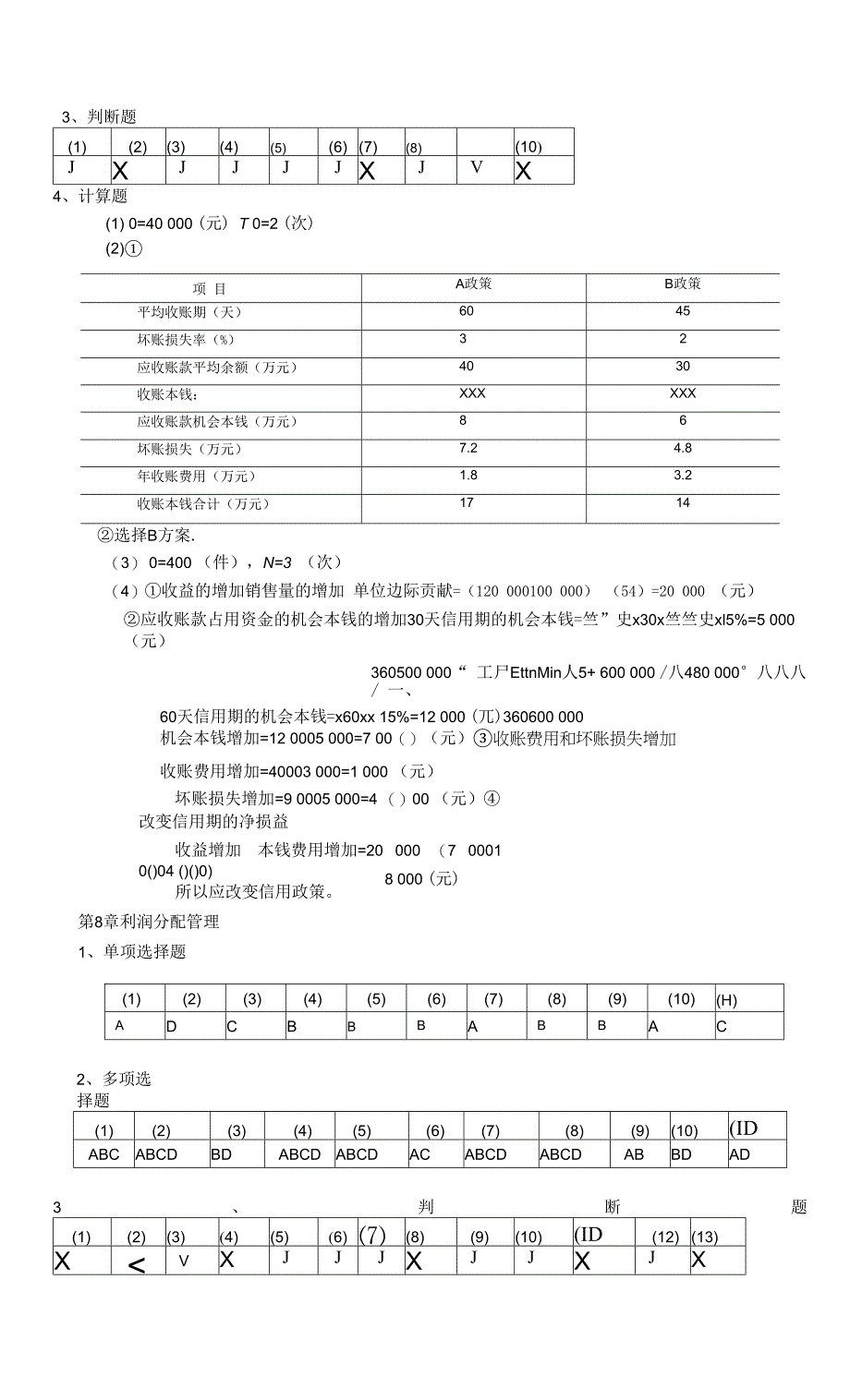 财务管理章后练习题答案.docx_第2页