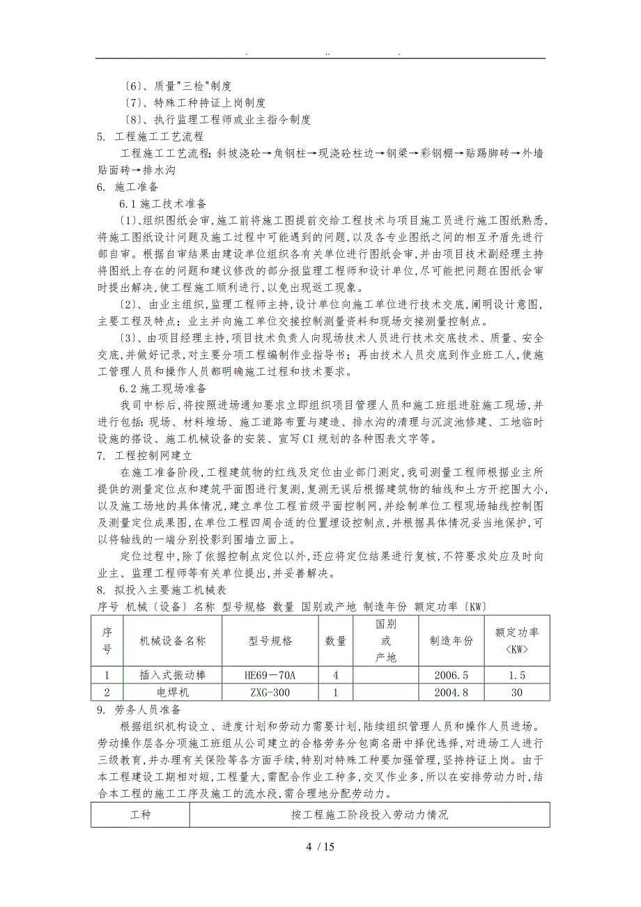 彩钢房工程施工设计方案_第4页