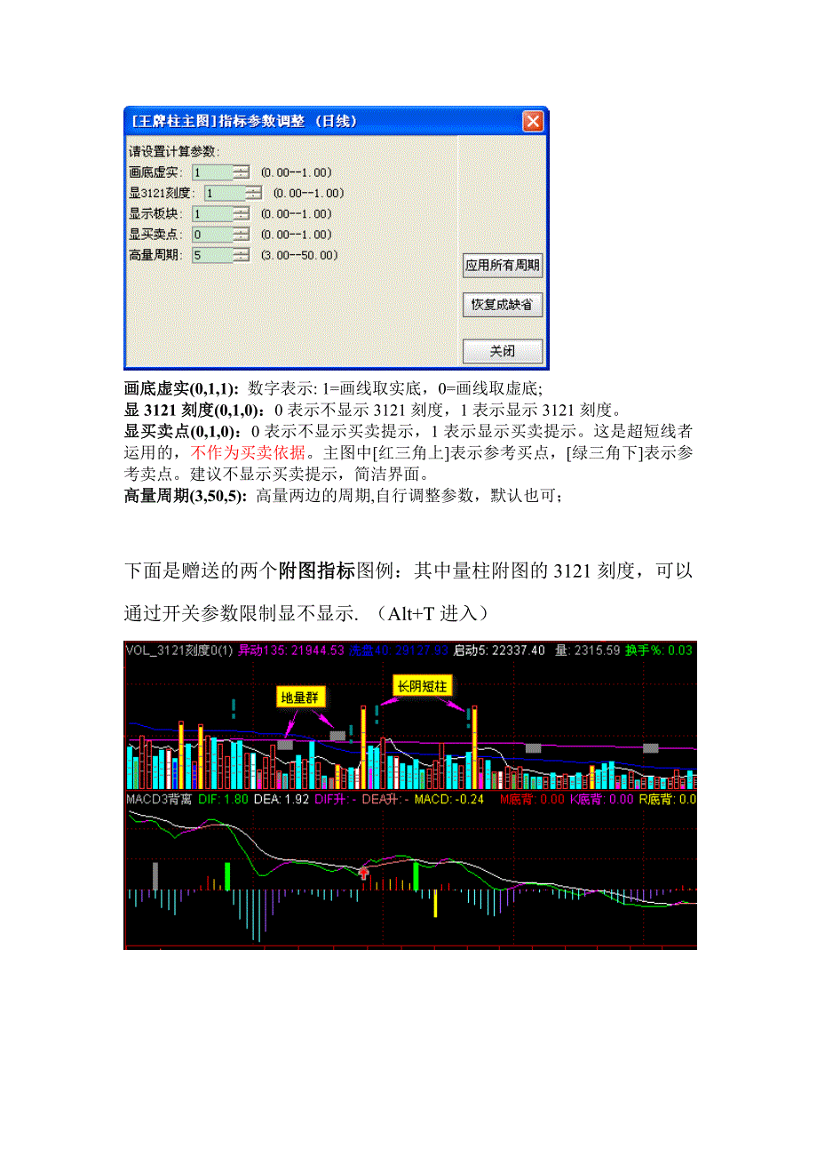 王牌柱(将军、黄金、元帅)主图指标公式-说明_第3页