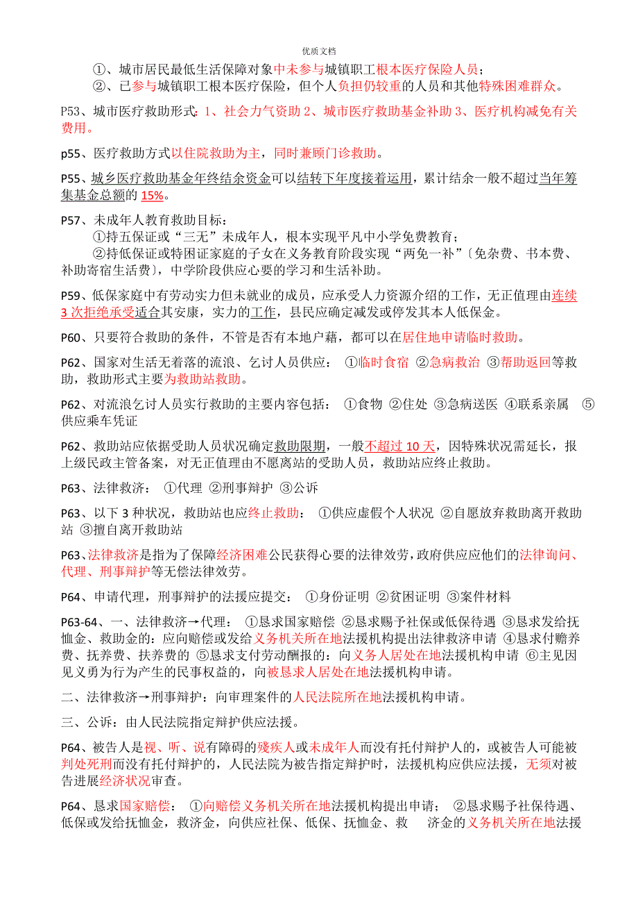 社会工作法规与政策笔记重点精心整理完整版_第3页