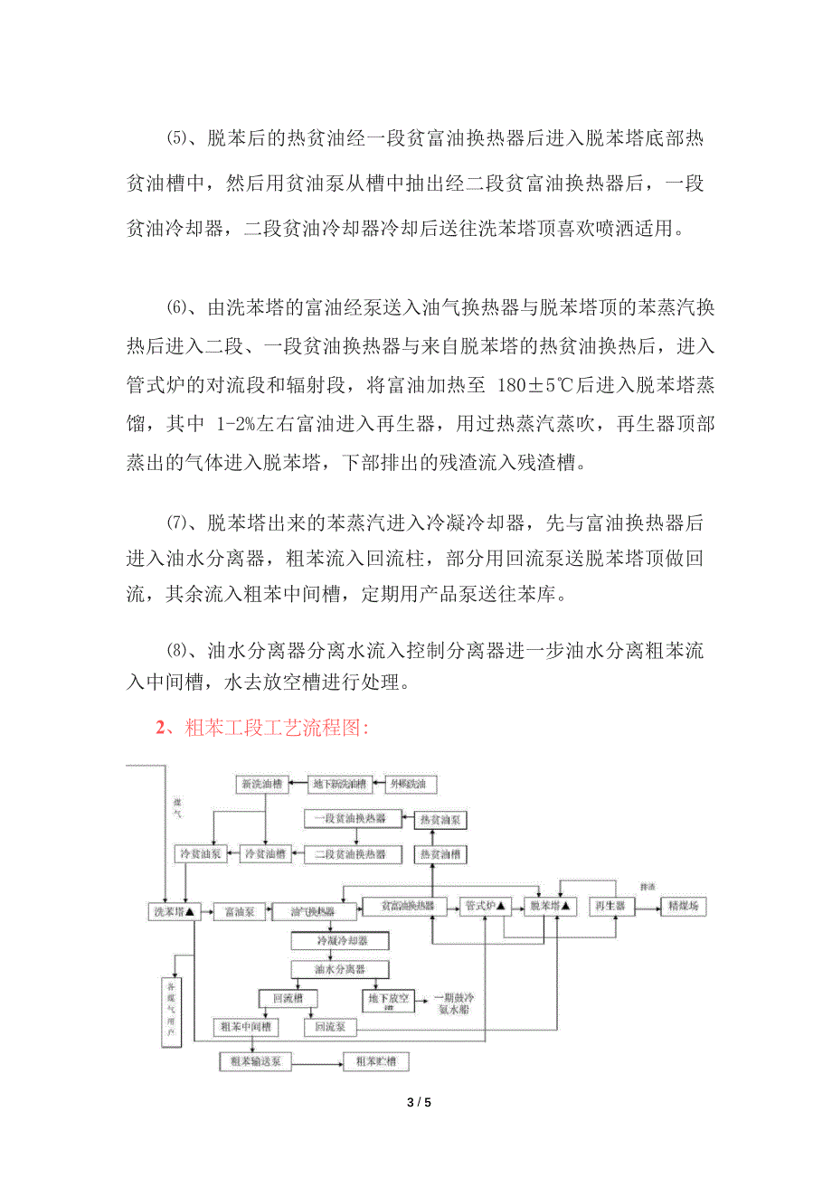 粗苯生产工艺指标与焦炉煤气粗苯回收方法_第3页