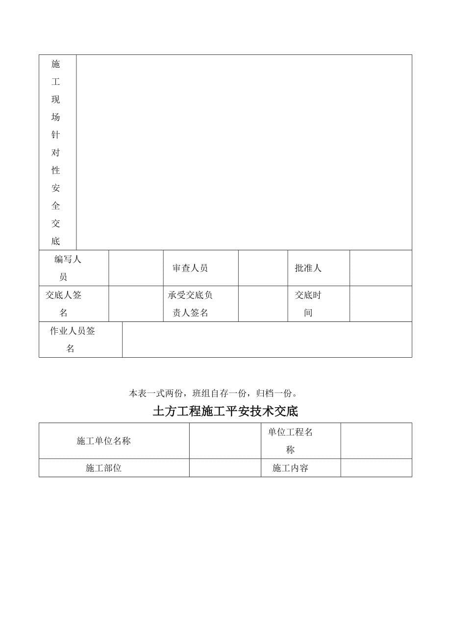 分部（分项）工程与特种作业安全技术交底（Word版）、.doc_第5页