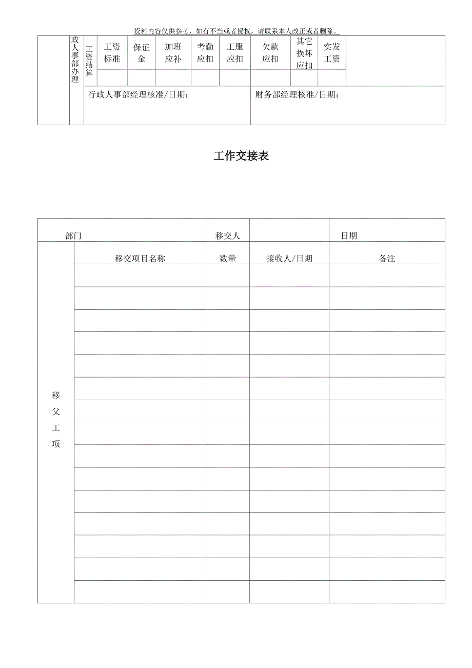 人事管理表格模板_第4页