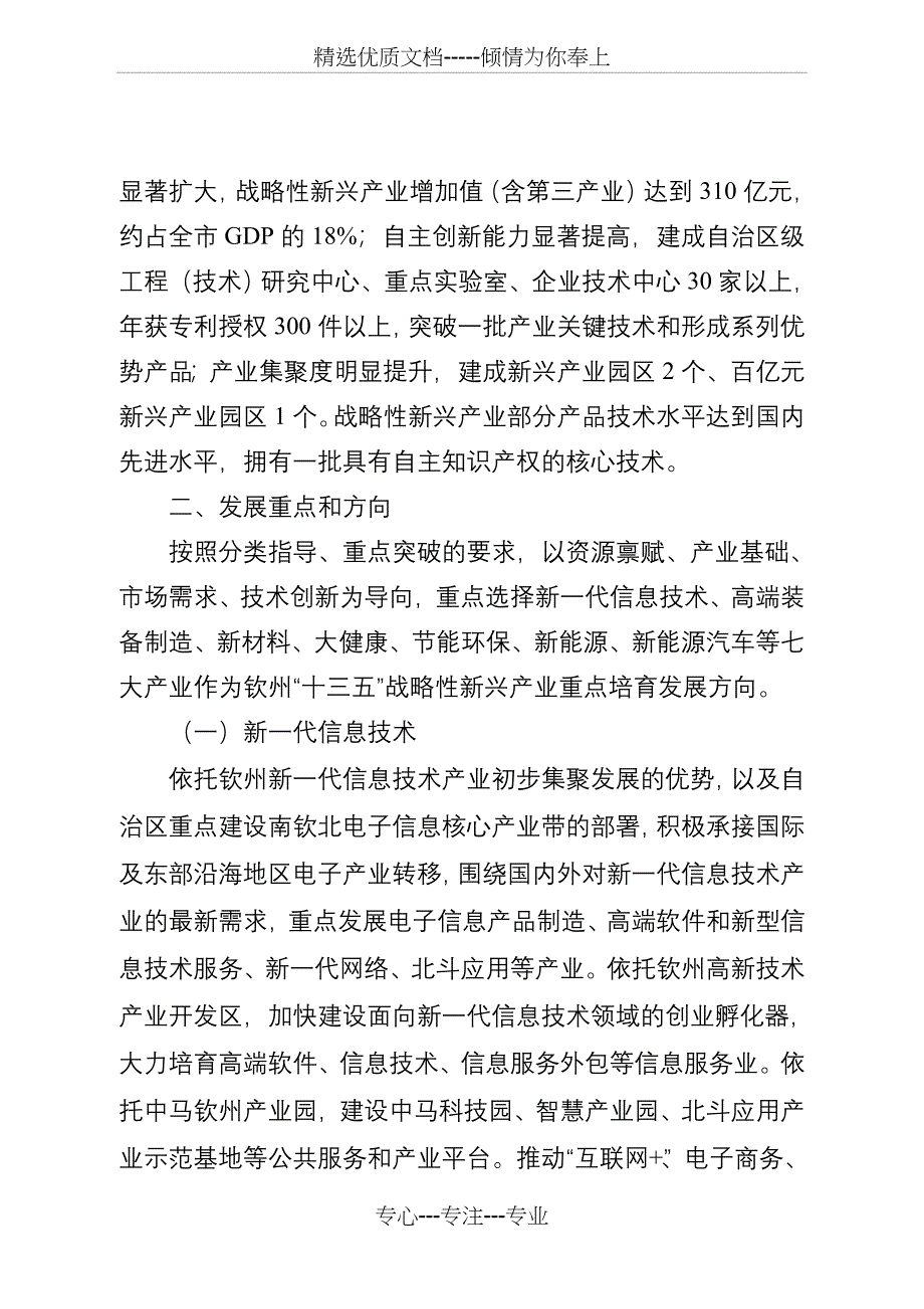 钦州战略性新兴产业创新发展实施方案_第2页