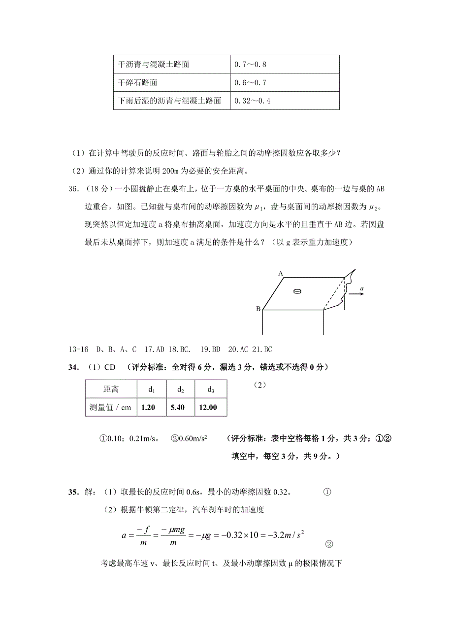 2011-2012学年佛山市禅城区高三第一次月考理科综合物理试题.doc_第4页