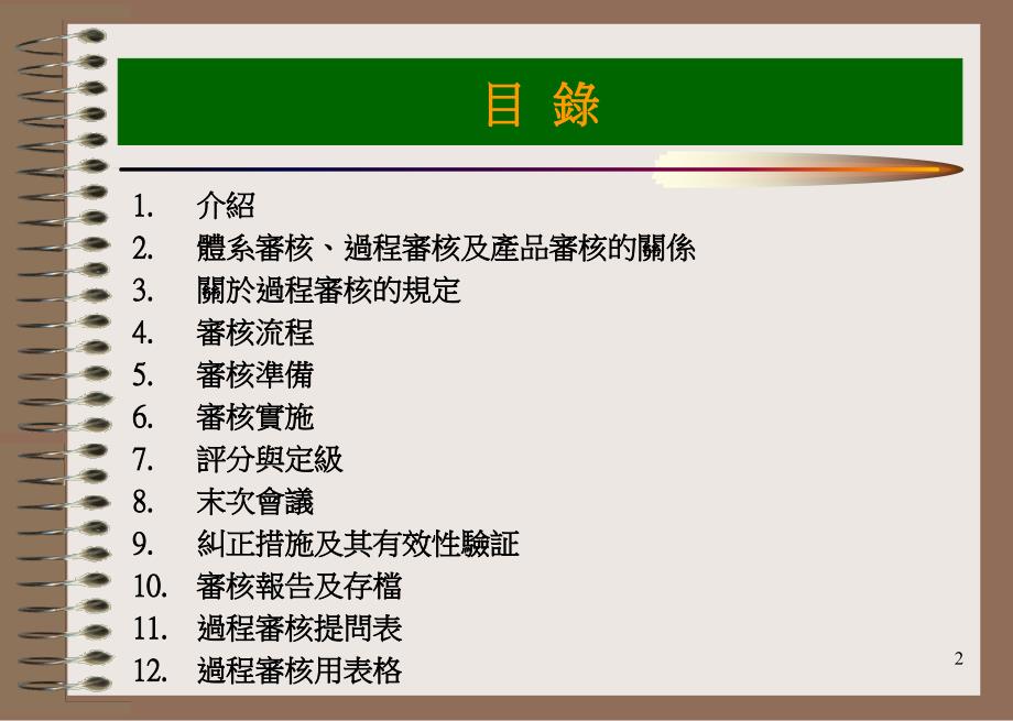 processaudit过程审核PPT_第2页