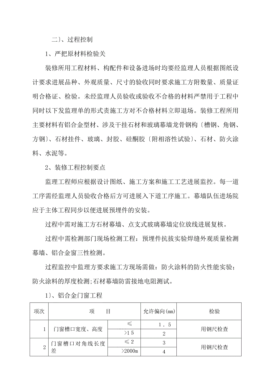 大厦装饰装修工程监理实施细则_第4页