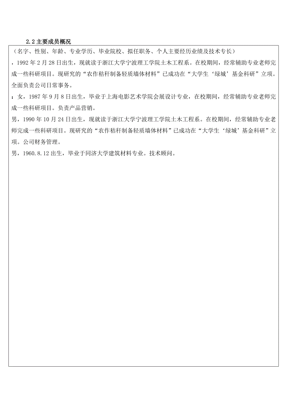 辅助胶凝材料活性激发剂项目入孵企业创业策划书_第5页