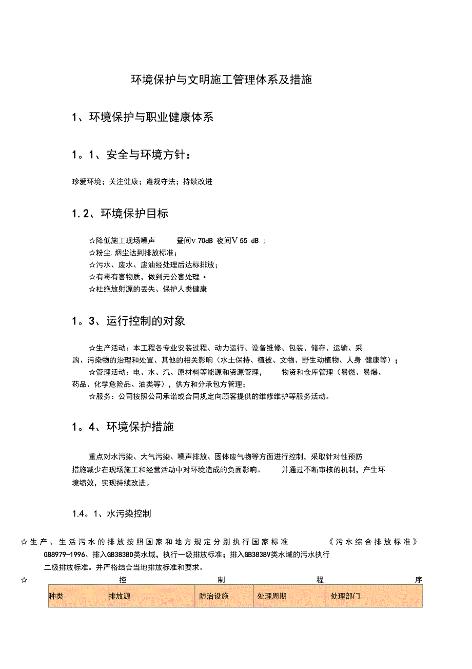 环境保护与文明施工管理体系及措施完整_第2页