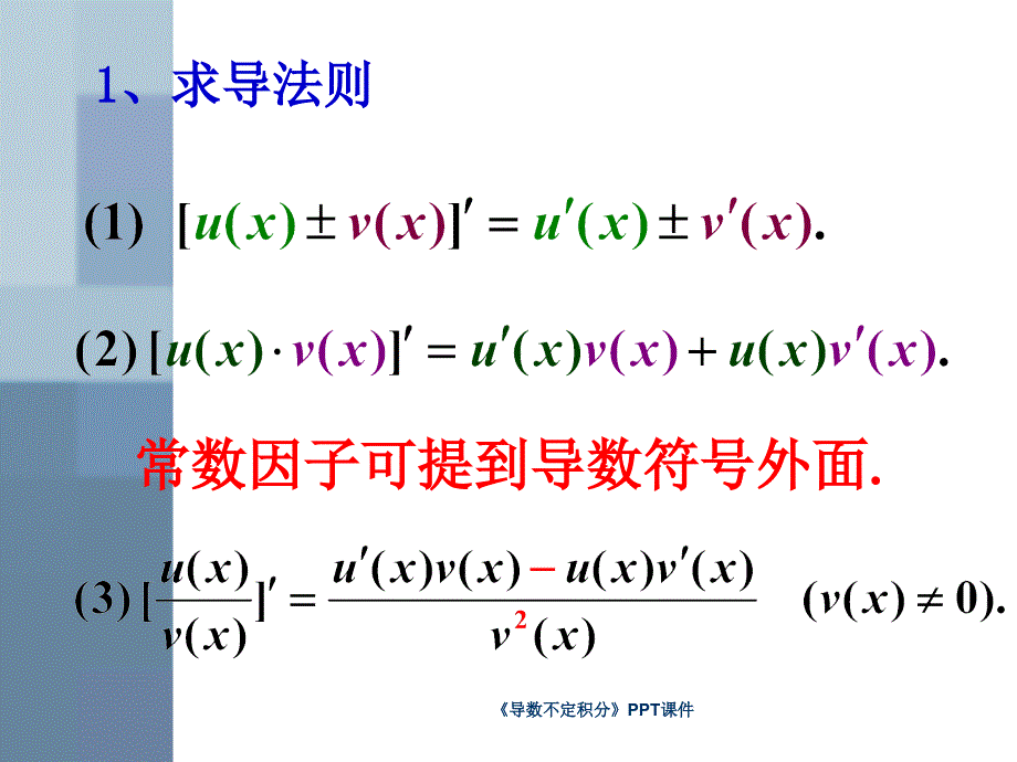 导数不定积分课件_第3页