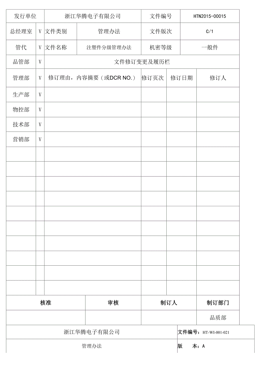 注塑件分级管理办法_第1页