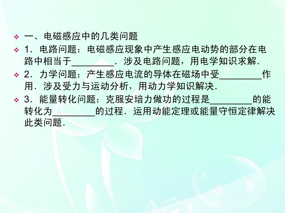 高考物理电磁感应总复习课件2_第3页