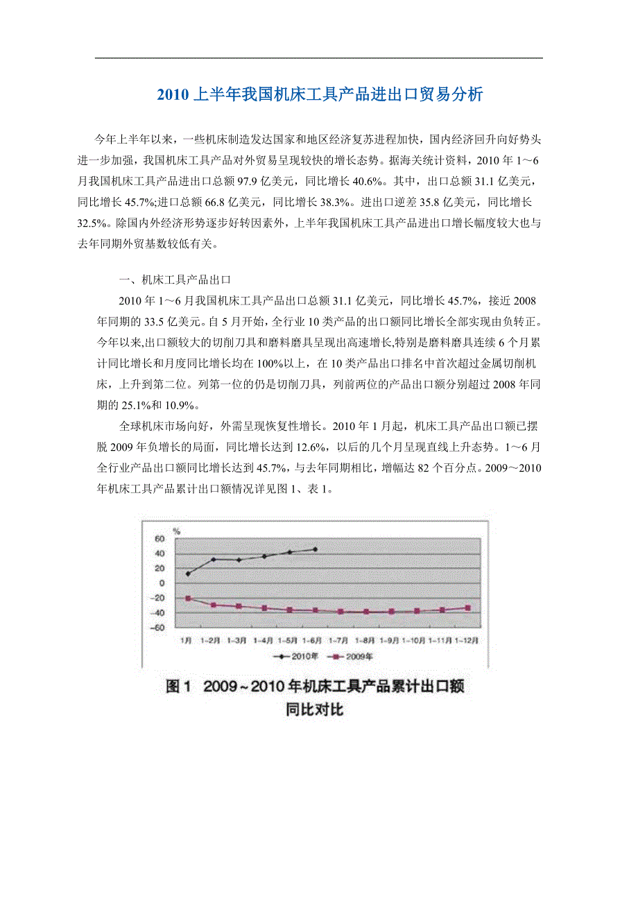 上半年我国机床工具产品进出口贸易分析.doc_第1页