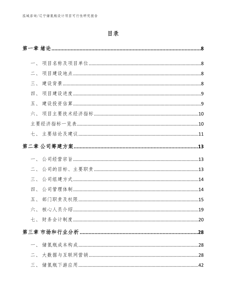 辽宁储氢瓶设计项目可行性研究报告模板范本_第2页