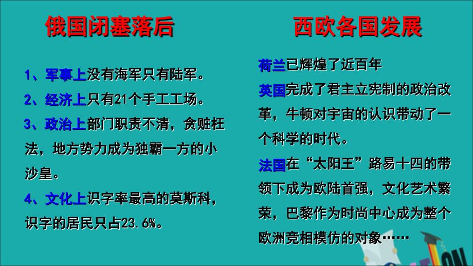 2018-2019学年高中历史 第三单元 西方早期的改革 第10课 俄国彼得一世的改革课件4 岳麓版选修1_第4页