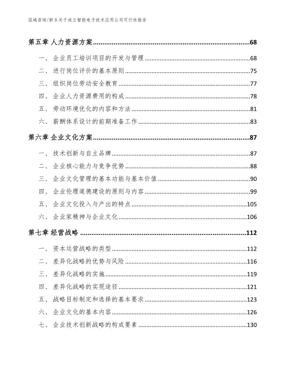 新乡关于成立智能电子技术应用公司可行性报告_第5页