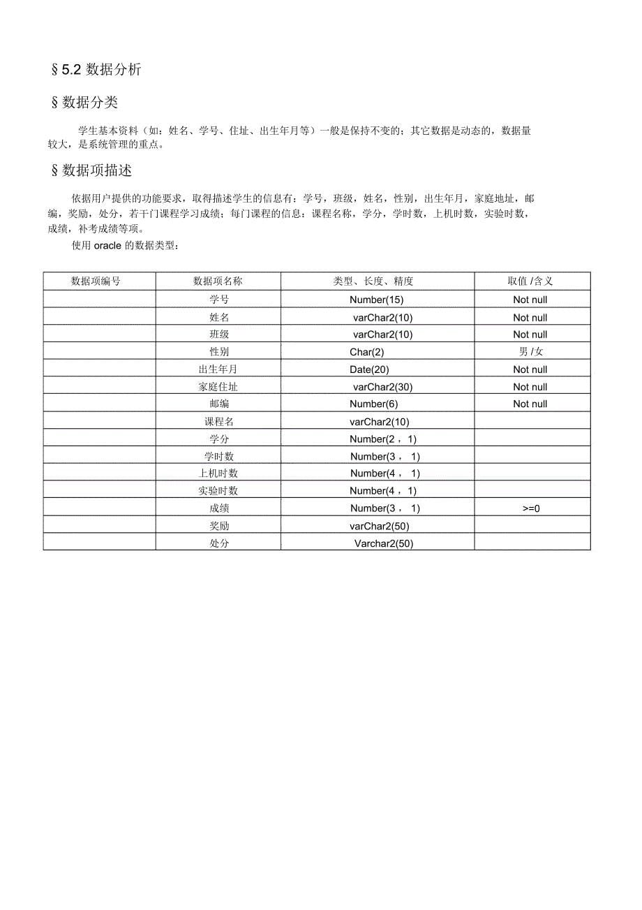 《CUIT学籍管理信息系统》需求分析报告_第5页