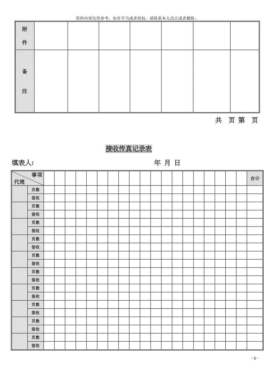 收发文管理流程模板_第5页