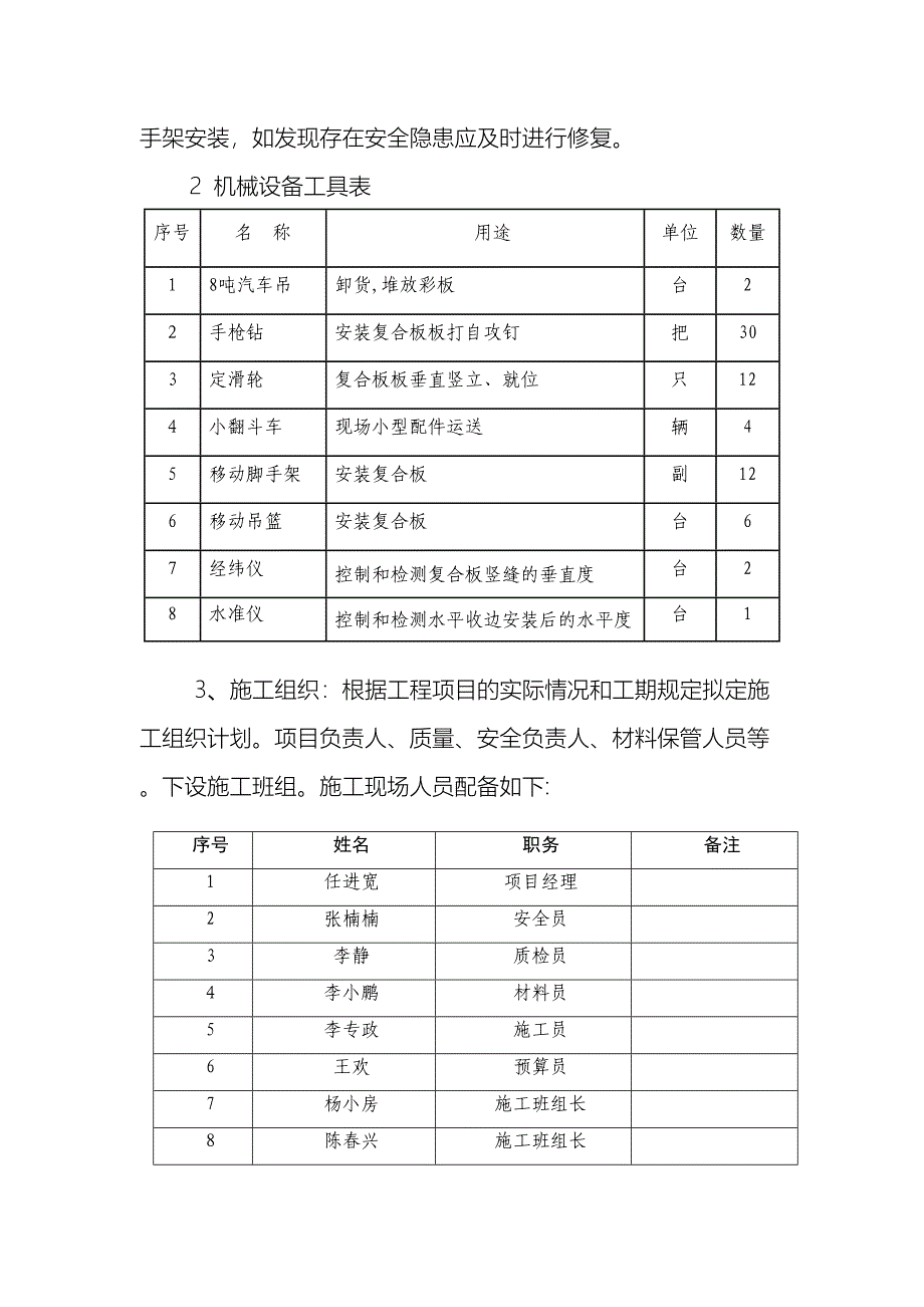 屋面墙面彩钢板施工方案_第4页