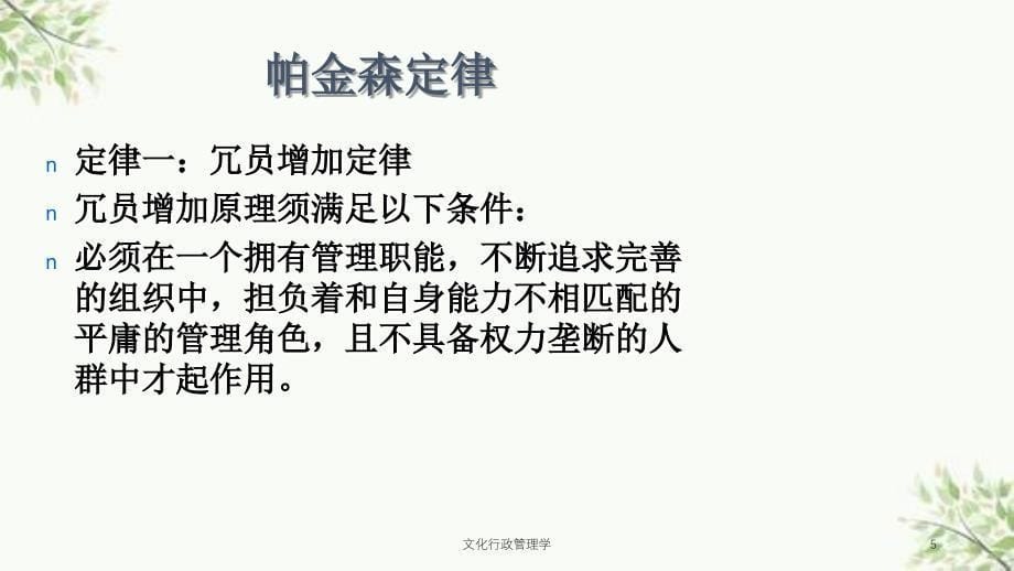 文化行政管理学课件_第5页