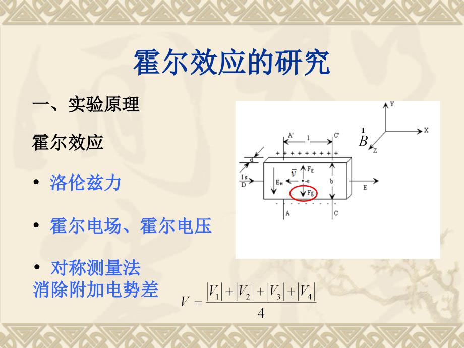 物理实验复习课件：霍尔效应&amp;示波器_第1页