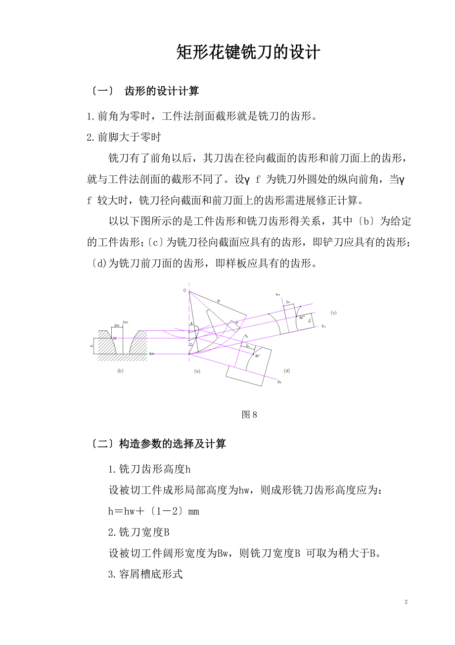 矩型花键铣刀说明书_第2页