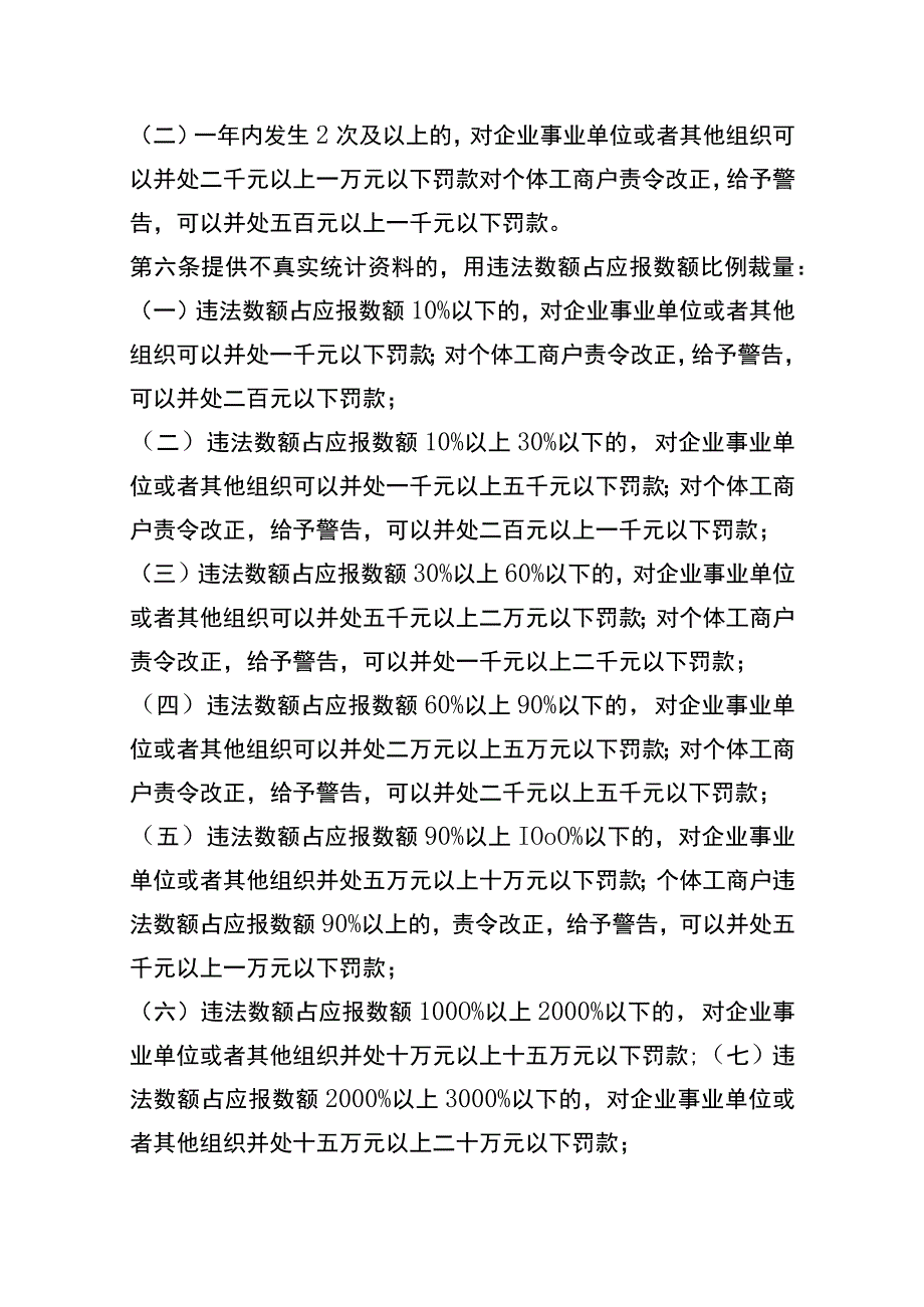 江苏省统计行政处罚裁量基准_第2页