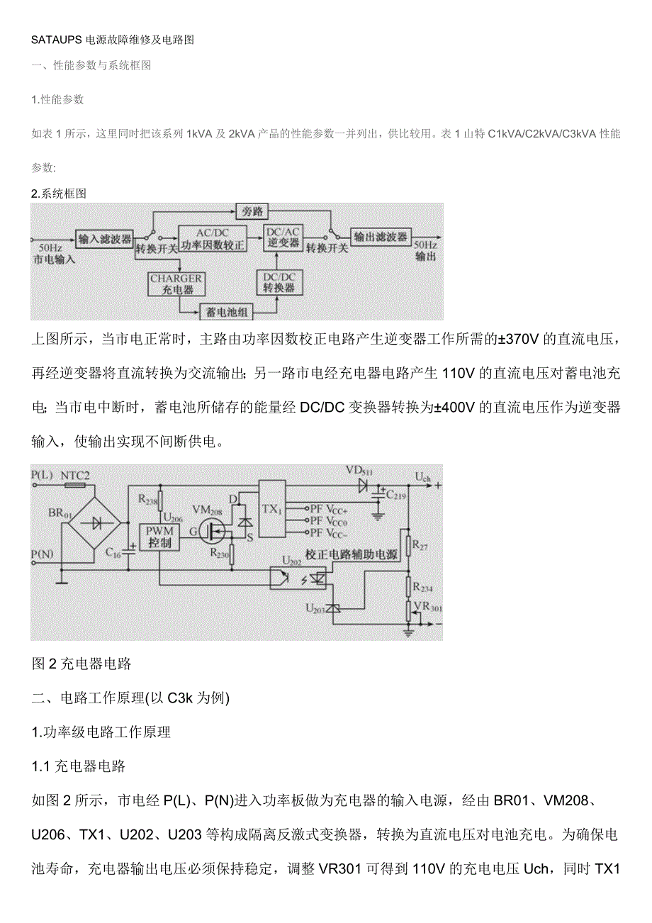 山特SATAUPS电源故障维修及电路图_第1页