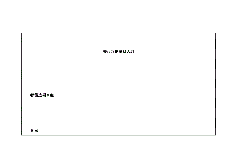 智能达整体营销策划_第1页