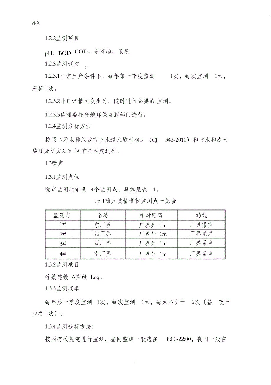 （完整版）环境自行监测计划_第2页