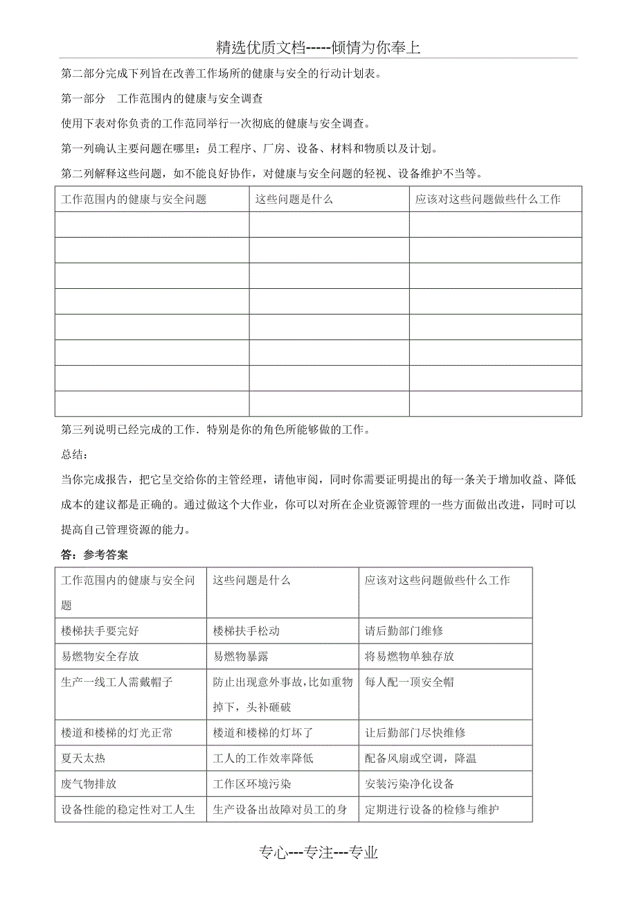 电大资源与运营管理形成性考核册答案_第4页