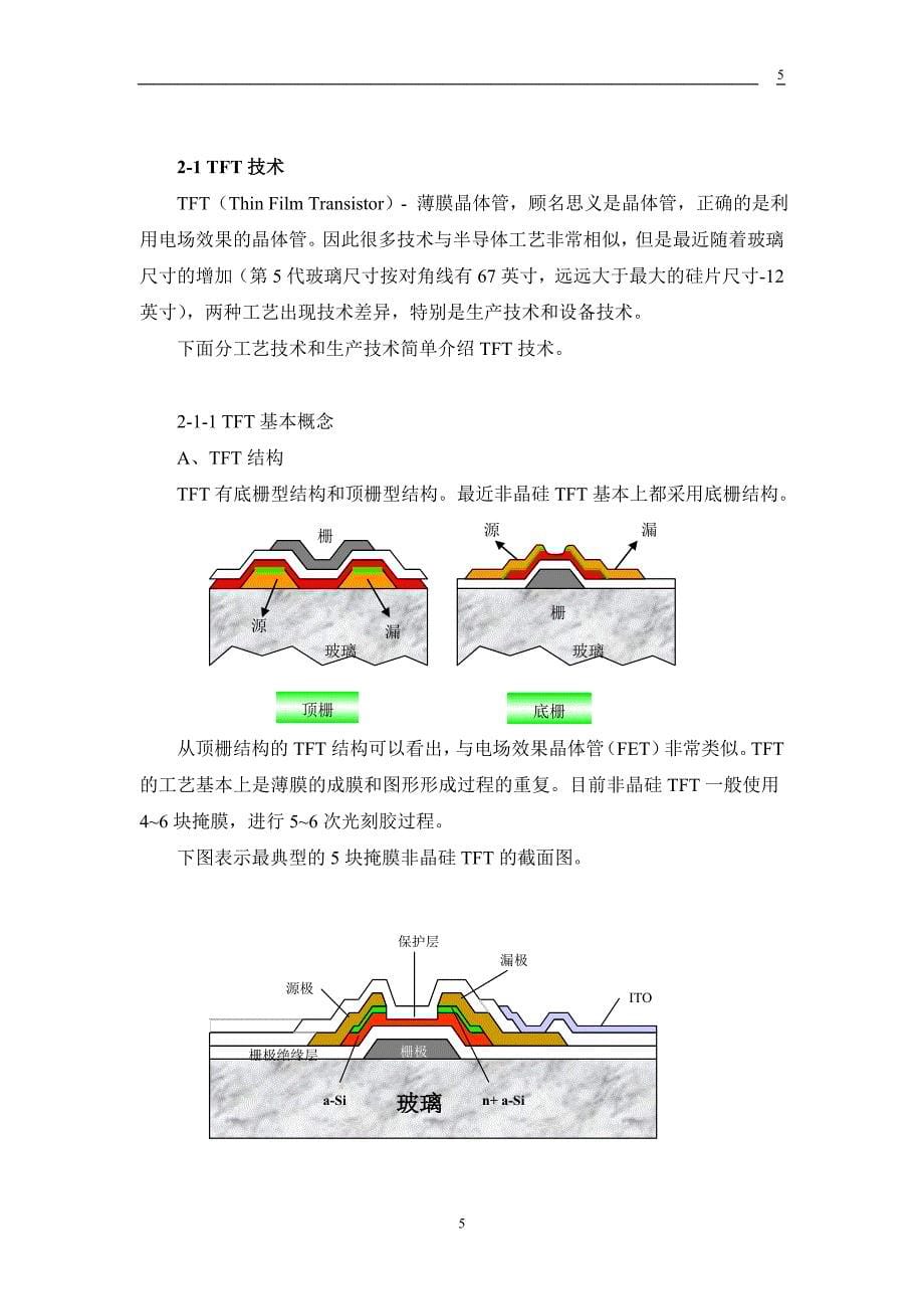 TFT-LCD 技术简介_第5页