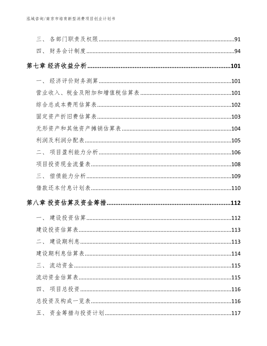 南京市培育新型消费项目创业计划书_第3页