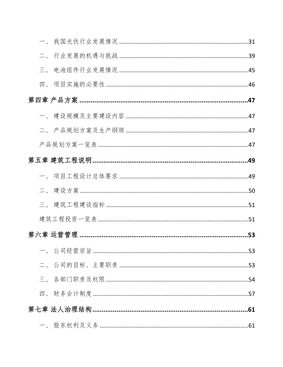 南宁硅基光伏组件项目可行性研究报告(DOC 75页)_第2页