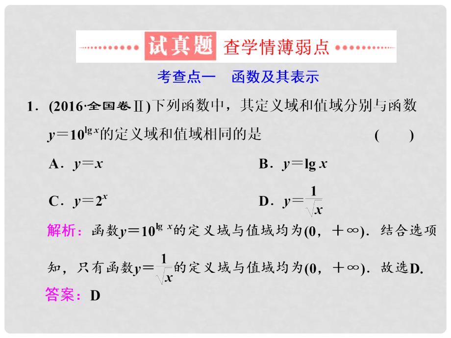 学高考数学二轮复习 练酷专题 小题押题16—（5）函数的图象与性质课件 文_第4页