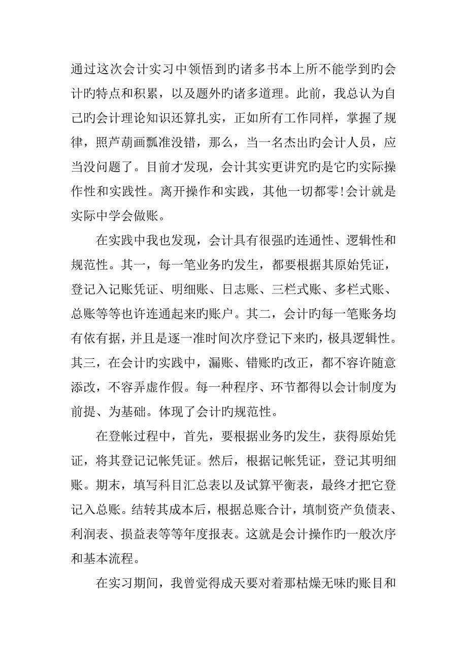 会计实习总结三篇_第5页