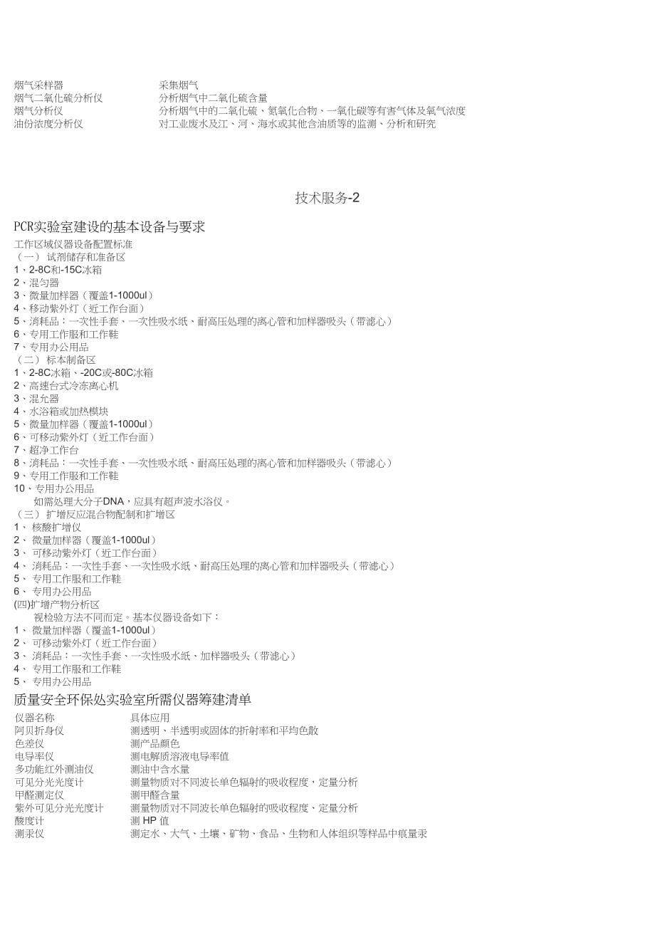 各行业实验室应配仪器清单(DOC)(DOC 13页)_第5页