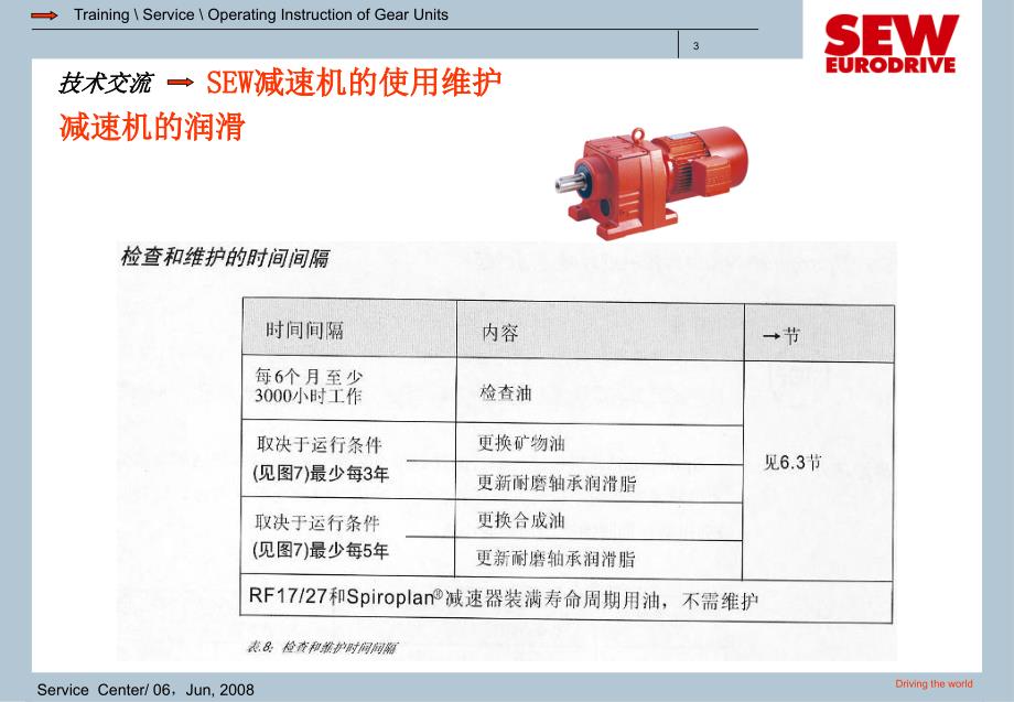 SEW减速机的使用维护_第3页